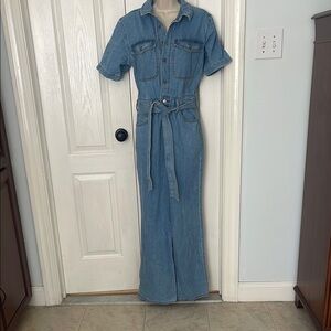 NWT Universal Thread short-sleeve Denim Jumpsuit- 6